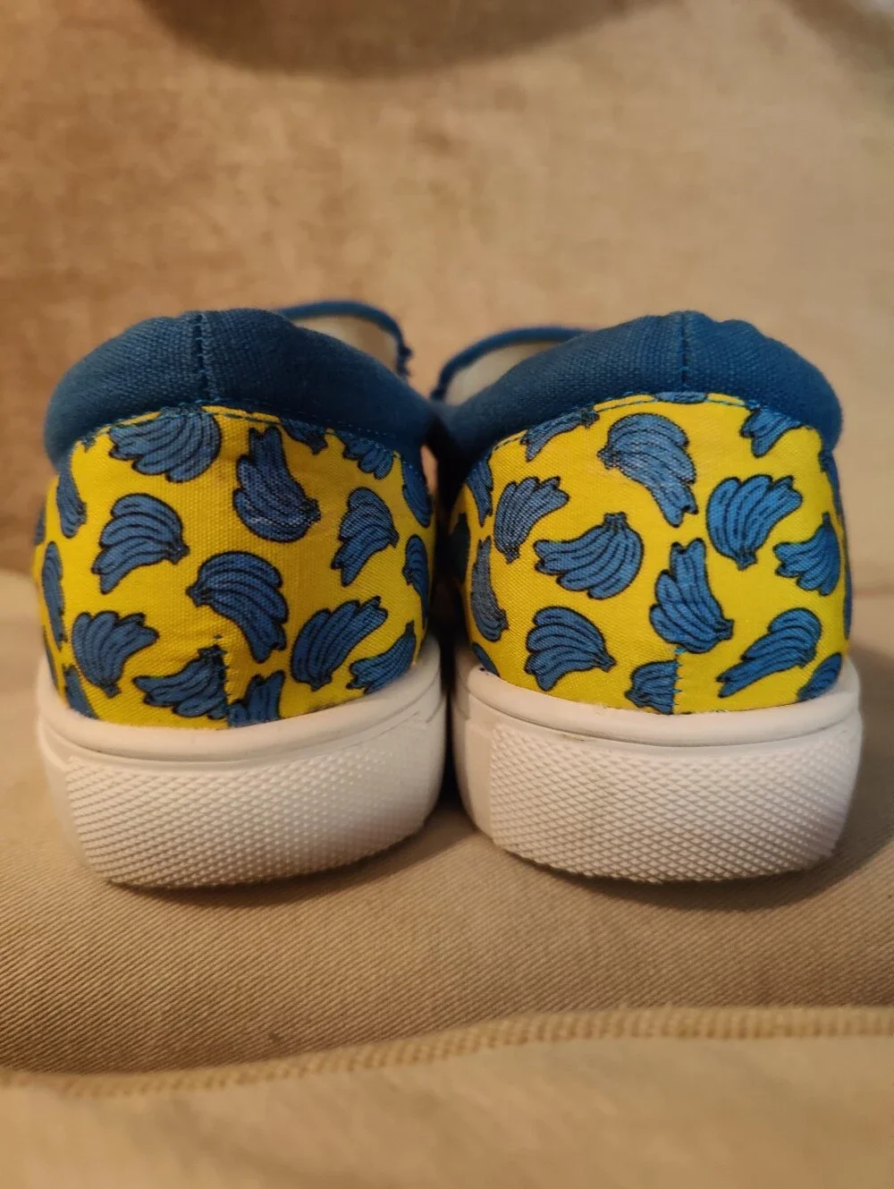 Nick Graham Shoes Slip-On Mens 8M Bobby Banana Blue Yellow